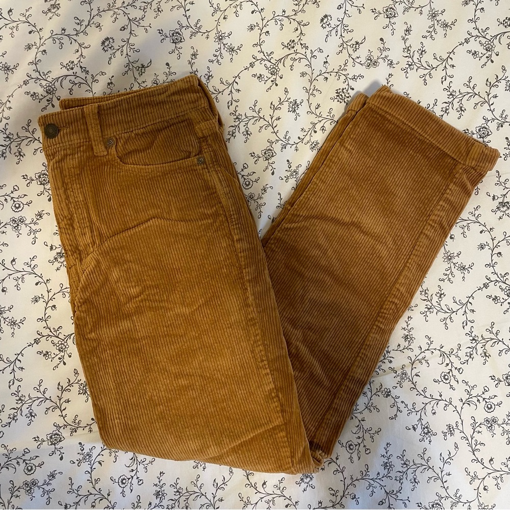 American Eagle Brown Corduroy Pants.